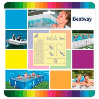 Ремкомплект для мокрої поверхні самоклеючий BestWay (10 шт.)