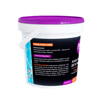 Хлор тривалої дії Poolman Long Chlor Т90, 1 кг