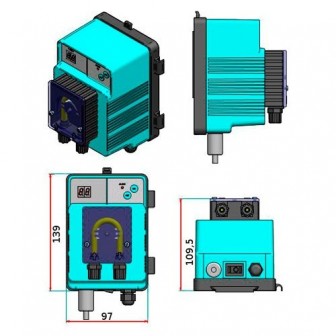 Насос дозуючий Microdos MP1SP-Rx 1,8 л/г (повний комплект)