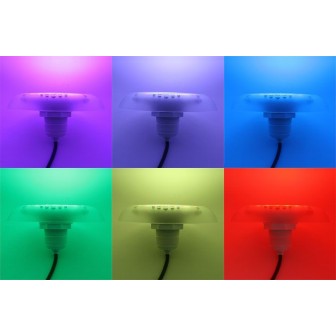 Прожектор накладний для тонкостіних басейнів, 30 W, 441 LED, кабель 2 м, RGB