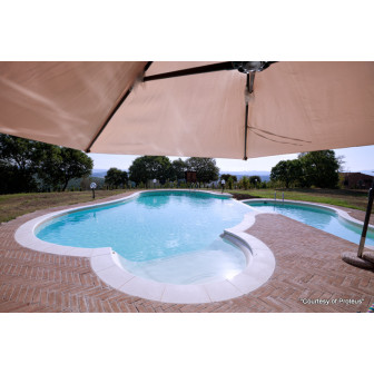 Плівка ПВХ Classic (SBG150) ELBE Pool, біла, ширина 2 м, Німеччина