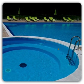 Плівка ПВХ Classic (SBG150) ELBE Pool, Німеччина, синя, 2 м ширина
