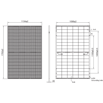 Сонячна панель TW Solar TWMNH-48HW-470. 470 Вт
